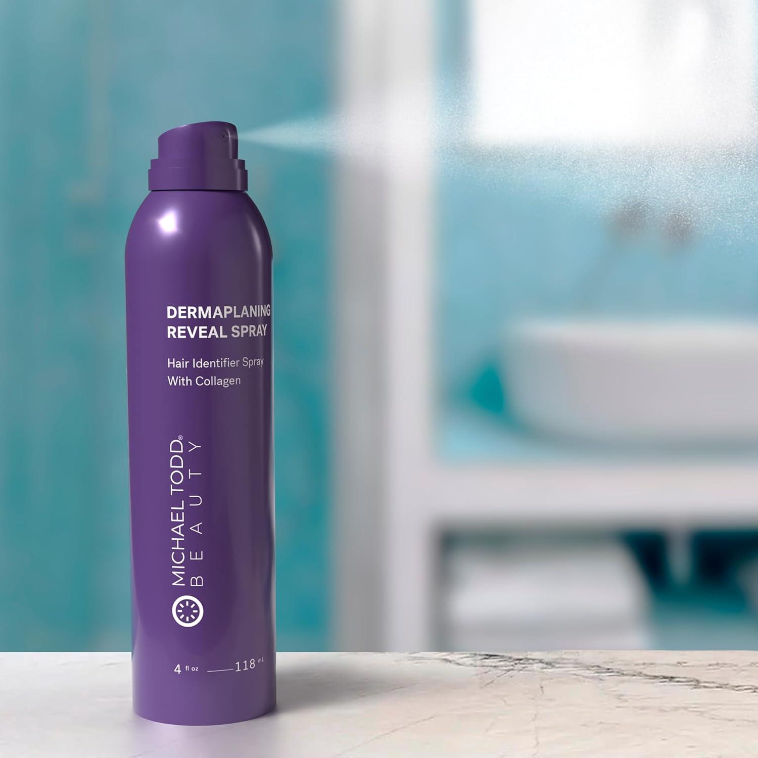 image:imageMichael Todd Beauty Sonicsmooth Hair Identifier Spray Radiance Reveal Mist For Face Shaving amp Dermaplaning Highlights Peach Fuzz CollagenInfused Nourish amp Smooth Skin All Skin Types 4oz