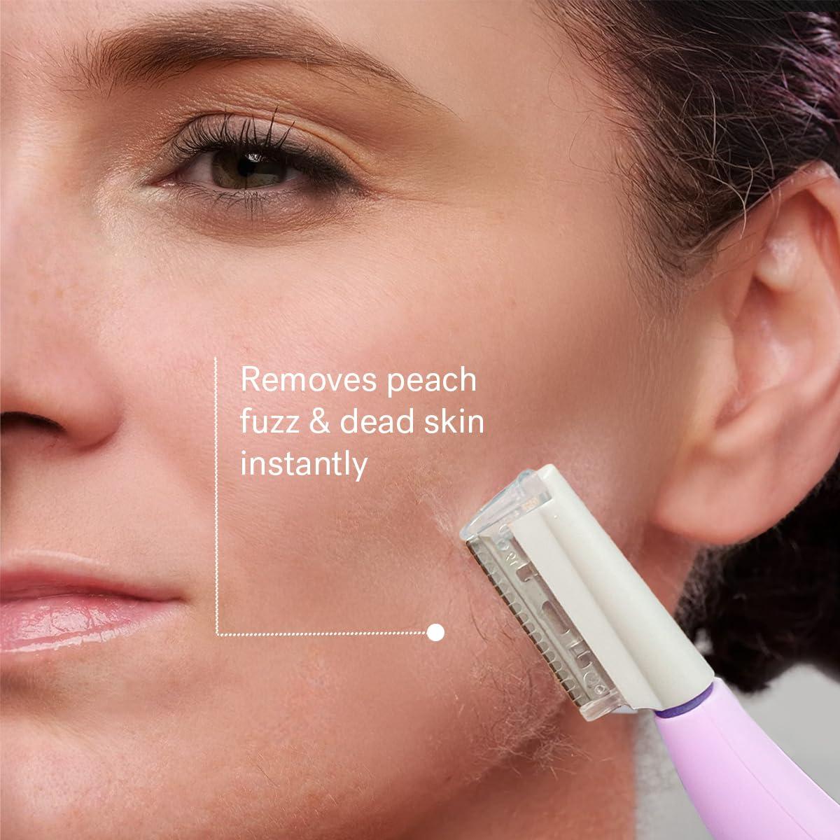 image:imageMichael Todd Beauty Sonicsmooth Dermaplane Razor for Women Face Eyebrow trimmer Dermaplaning System Peach Fuzz Remover 8 Weeks of Dermaplaning BladesPink
