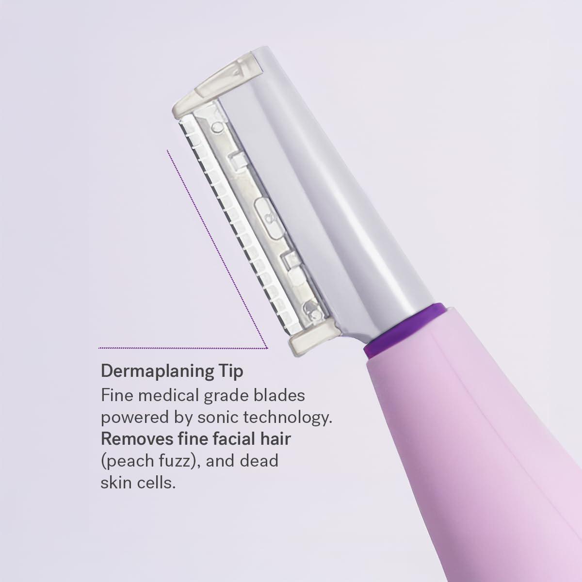 image:imageMichael Todd Beauty Sonicsmooth Dermaplane Razor for Women Face Eyebrow trimmer Dermaplaning System Peach Fuzz Remover 8 Weeks of Dermaplaning BladesPink