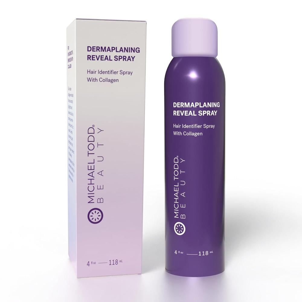 image:imageMichael Todd Beauty Sonicsmooth Hair Identifier Spray Radiance Reveal Mist For Face Shaving amp Dermaplaning Highlights Peach Fuzz CollagenInfused Nourish amp Smooth Skin All Skin Types 4oz