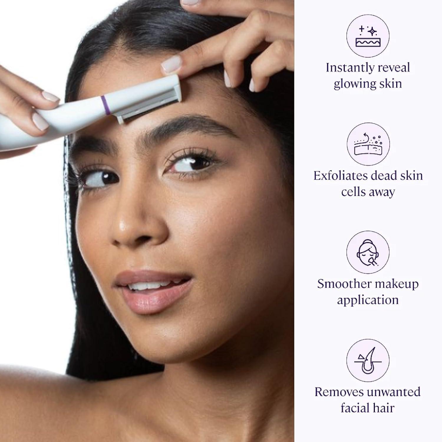 image:imageMichael Todd Beauty Sonicsmooth Pro SONIC Technology Dermaplaning Tool 2 in 1 Womens Facial Exfoliation amp Peach Fuzz Hair Removal System With 16 Safety Tips amp 2 Microdermabrasion Tips