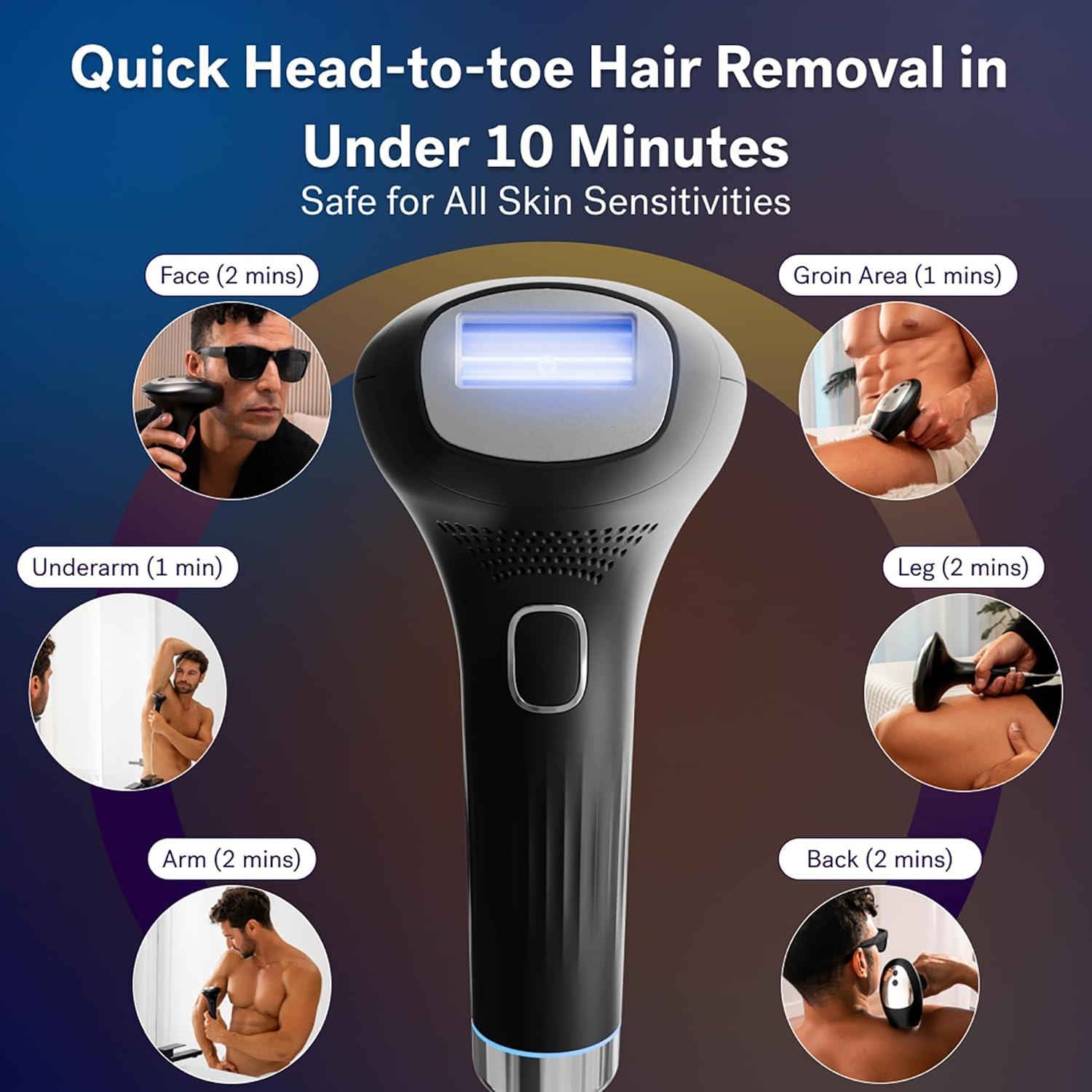 image:imageMICHAEL TODD BEAUTY LUMOS Laser IPL Hair Removal for Women and Men 50F CoolMax Technology 999999 flashes 3 In 1 wSkin Sensor for Nearly Painless Permanent hair removalBlack