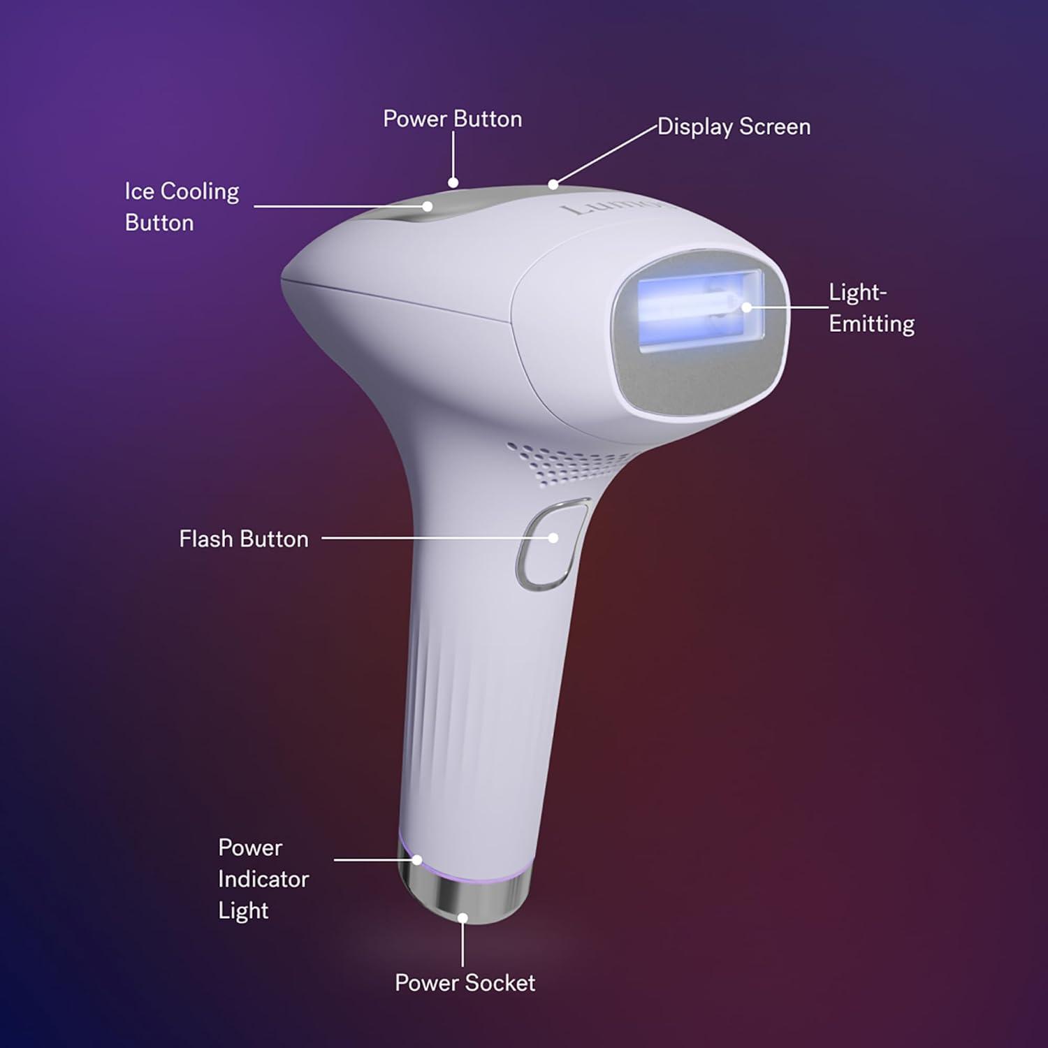 image:imageMICHAEL TODD BEAUTY LUMOS Laser IPL Hair Removal for Women and Men 50F CoolMax Technology 999999 flashes 3 In 1 wSkin Sensor for Nearly Painless Permanent hair removalLavender