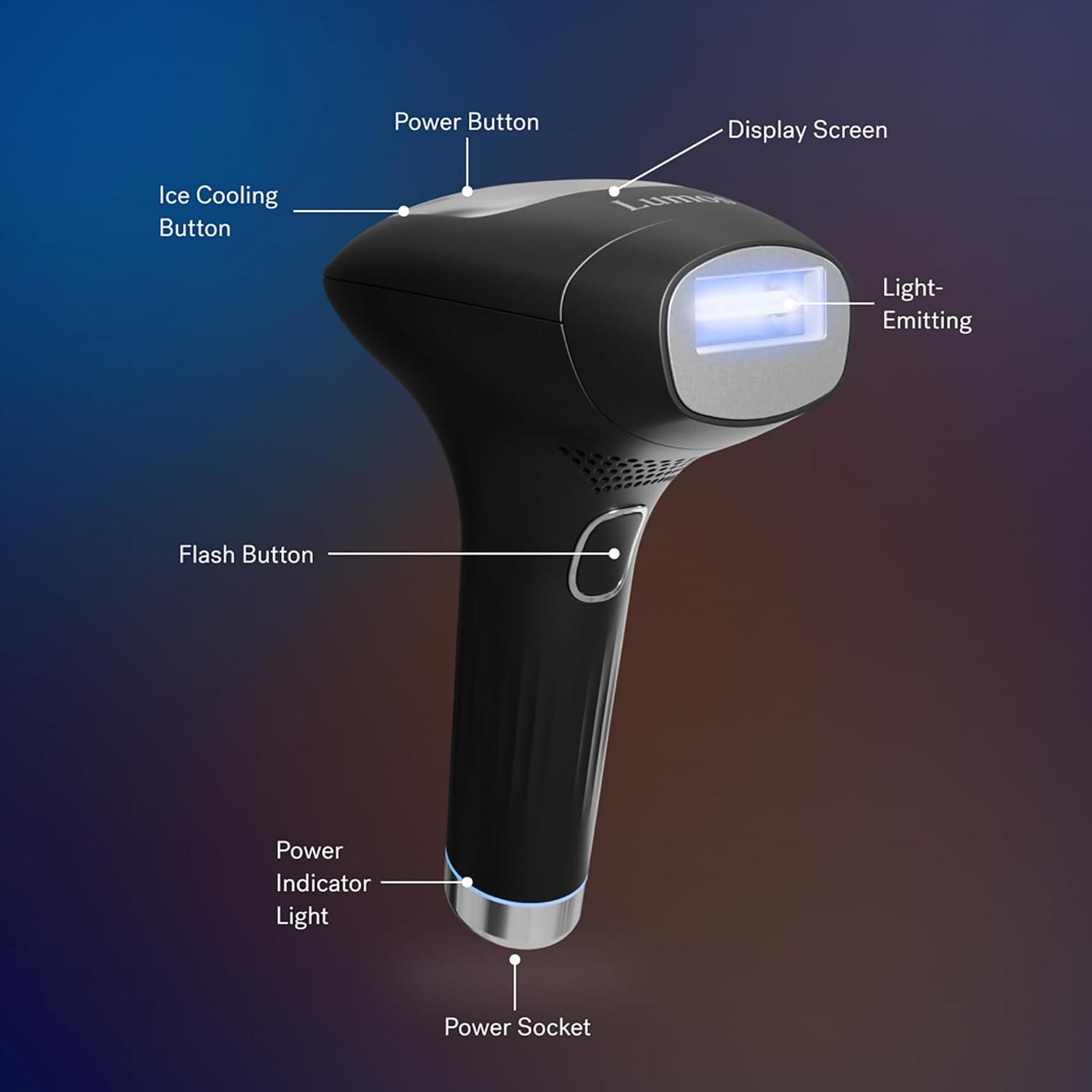 image:imageMICHAEL TODD BEAUTY LUMOS Laser IPL Hair Removal for Women and Men 50F CoolMax Technology 999999 flashes 3 In 1 wSkin Sensor for Nearly Painless Permanent hair removalBlack