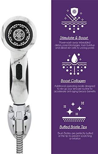 image:imageMichael Todd Beauty Hydrojet PorePurifying Facial Cleansing System 6Speed Detoxifying Brush for All Skin Types 3Way Diverter Shower Mount 5 Shower Hose Plumbers Tape amp USB Charger