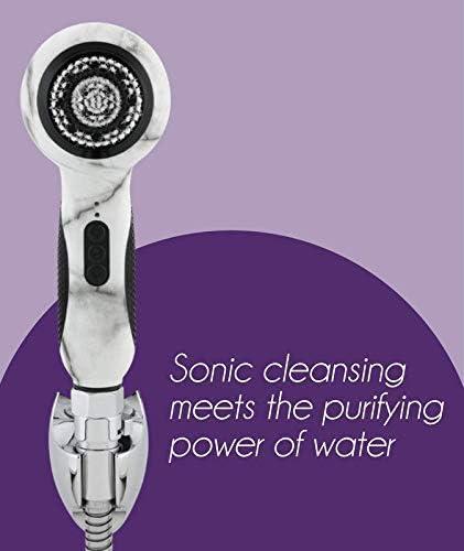 image:imageMichael Todd Beauty Hydrojet PorePurifying Facial Cleansing System 6Speed Detoxifying Brush for All Skin Types 3Way Diverter Shower Mount 5 Shower Hose Plumbers Tape amp USB Charger