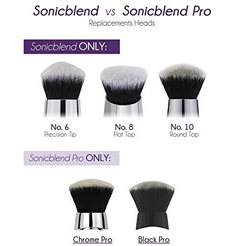 image:imageMichael Todd Beauty Sonicblend Sonic Foundation Makeup Brush Replacement Head Only Compatible with Sonicblend ProSonicblend Pro Black